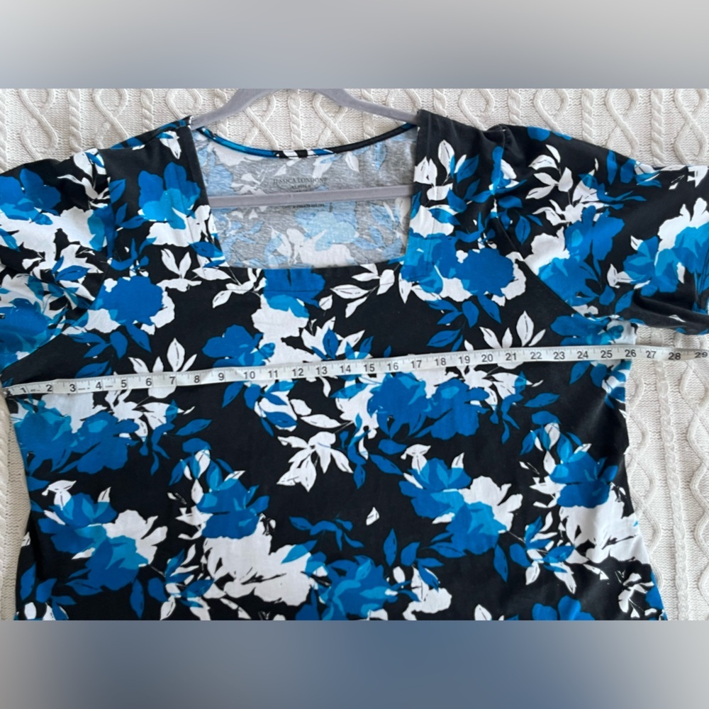 Jessica London Cotton Blend Floral Blouse Women’s size 18/20 - Picture 14 of 15